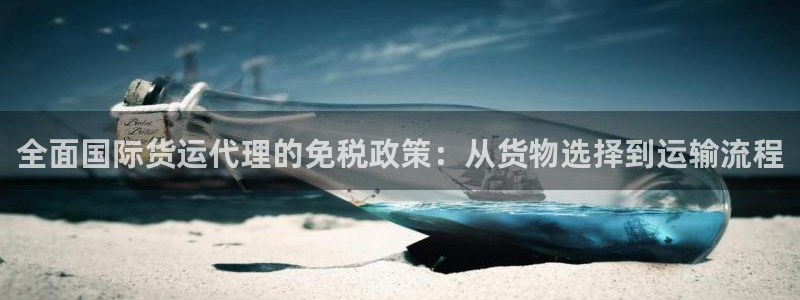 什么是okpay钱包：全面国际货运代理的免税政策：从货物