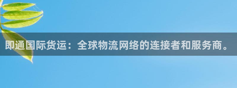 okpay支付钱包下载最新：即通国际货运：全球物流网络的