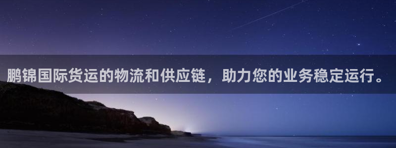 网赌虚拟币okpay钱包：鹏锦国际货运的物流和供应链，助